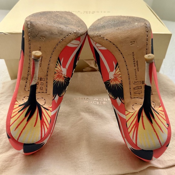 J.Crew x Sophia Webster Floral Heels -Spring Collection - Picture 12 of 13